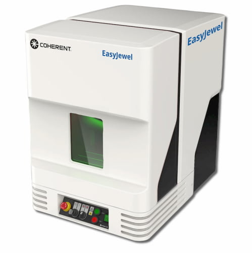 The EasyMark 5 is an easy to use, self-contained, table-top laser system for vector and grayscale marking and engraving, as well as cutting