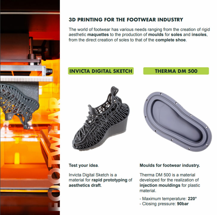J3D PRINTING FOR THE FOOTWEAR INDUSTRY