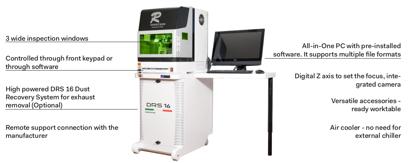 Orotig RR laser engraver specifications